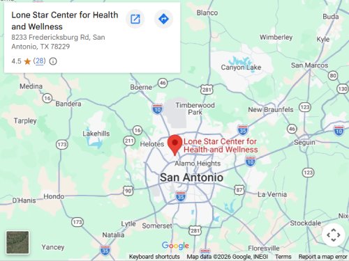 Get Directions to Lone Star Center for Health and Wellness in San Antonio, TX Get Directions to Lone Star Center for Health and Wellness in San Antonio, TX